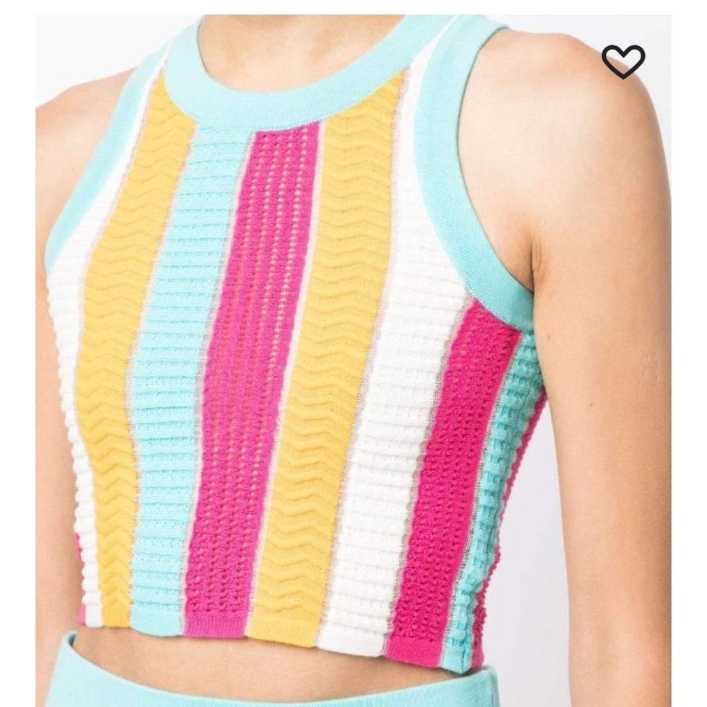 Solid and Striped the Carson tank crop top size S